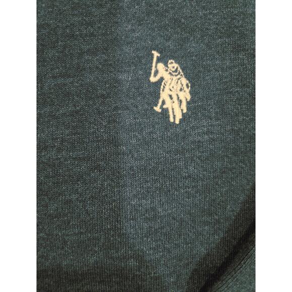 NWT US Polo Assn Men's Classic Sweatshirt Color: Peacock Heather Size: XL - Picture 3 of 6